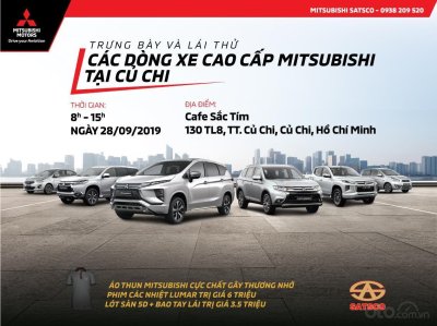 Mitsubishi Satsco triển khai chương trình trải nghiệm các dòng xe cao cấp tại Củ Chi 1 Mitsubishi Satsco triển khai chương trình trải nghiệm các dòng xe cao cấp tại Củ Chi a1