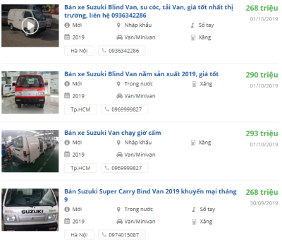 Giá xe Suzuki Blind Van 2019 tại đại lý 1 Giá xe Suzuki Blind Van 2019 tại đại lý a1