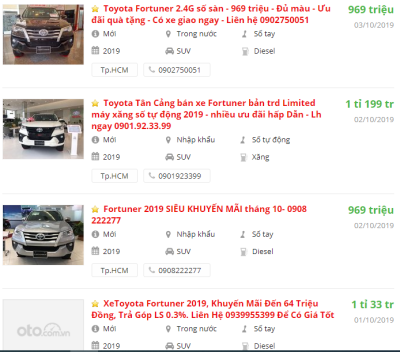 Đầu tháng, đại lý giảm giá sâu cho xe bán chạy Toyota Fortuner 2019 a1