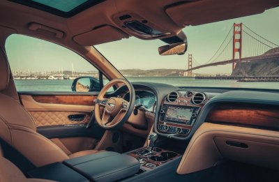 Không gian nội thất của Giá trước thuế của Bentley Bentayga Hybrid Không gian nội thất của Giá trước thuế của Bentley Bentayga Hybrid.
