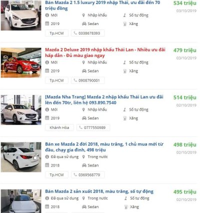 Mazda 2 2019 được khuyến mại gì không? 1 Mazda 2 2019 được khuyến mại gì không? 1a