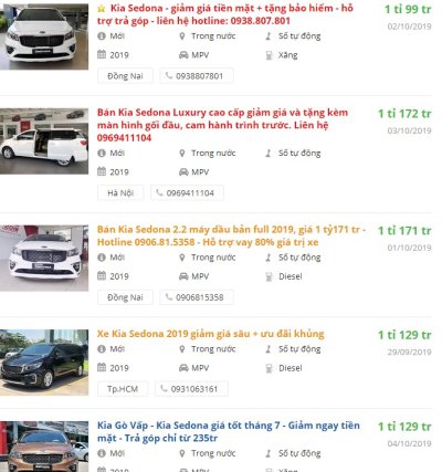 Giá xe Kia Sedona 2019 1 Giá xe Kia Sedona 2019 a1