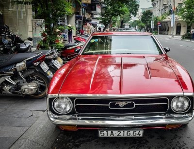 Tóm gọn "ngựa hoang" Ford Mustang Grande 1971 trên phố Sài Gòn 7 Tóm gọn "ngựa hoang" Ford Mustang Grande 1971 trên phố Sài Gòn a7