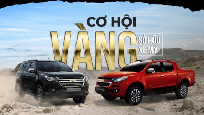 Mua xe Chevrolet trong tháng 10 nhận ưu đãi trị giá lên tới 150 triệu đồng.