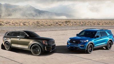 Kia Telluride 2020 hay Ford Explorer 2020