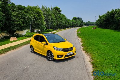 Bán kính quay đầu của Honda Brio 2019 chỉ là 4,6m.