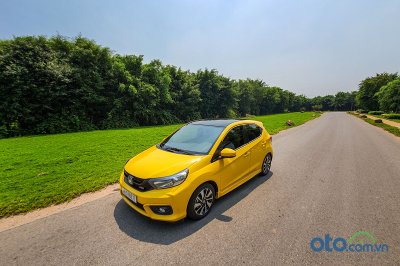 Honda Brio 2019 có ngoại hình tương đối mạnh mẽ và góc cạnh.