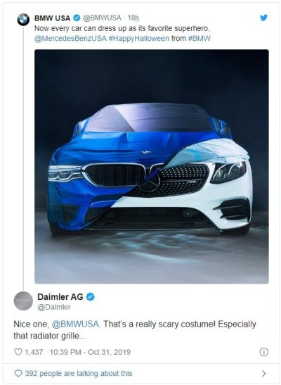 Lời đáp trả đầy ẩn ý của Mercedes-Benz dành cho BMW Lời đáp trả đầy ẩn ý của Mercedes-Benz