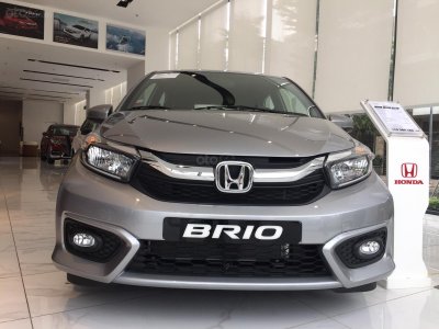 xe Honda Brio 2019 màu bạc 1