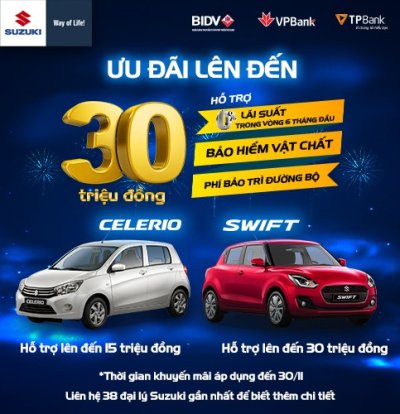 Khuyến mại Suzuki tháng 11/2019: Suzuki Swift ưu đãi 30 triệu đồng 1 Khuyến mại Suzuki tháng 11/2019: Suzuki Swift ưu đãi 30 triệu đồng a1