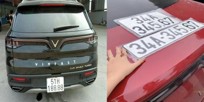 Liên tục xuất hiện biển số “vàng” trên các mẫu xe VinFast LUX Liên tục xuất hiện biển số “vàng” trên các mẫu xe VinFast LUX.