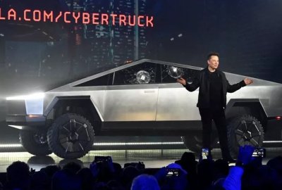 Tesla Cybertruck concept.