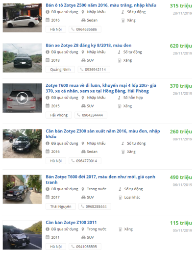 Ô tô Trung Quốc: Xe mới ồ ạt về Việt Nam, xe cũ bán lại tràn lan 3 Ô tô Trung Quốc: Xe mới ồ ạt về Việt Nam, xe cũ bán lại tràn lan 3a