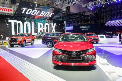 [VMS 2019] Gian hàng xe Toyota gây thất vọng tại Triển lãm ô tô Việt Nam 2019  a3