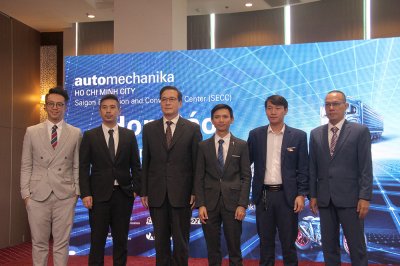Các vị đại biểu trong buổi họp báo triển lãm Automechanika Triển lãm Automechanika