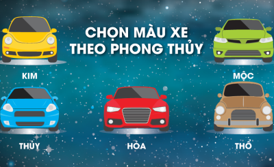 Chọn màu xe hợp phong thủy sẽ mang lại nhiều may mắn cho chủ xe.