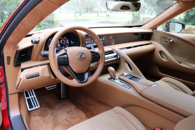 Nội thất của Lexus LC500 2019.