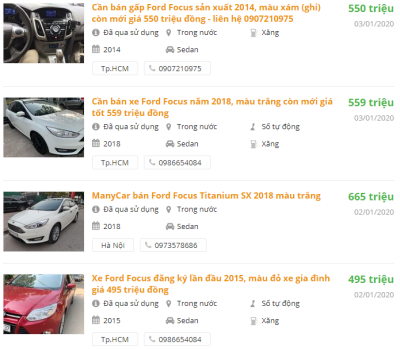 Ford Focus 2020 có khuyến mại gì Ford Focus 2020 có khuyến mại gì.