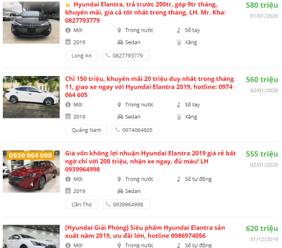 Giá bán xe Hyundai Elantra 2020 mới nhất tại các đại lý Giá bán xe Hyundai Elantra 2020 mới nhất tại các đại lý.