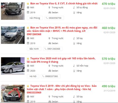Toyota Vios 2020 có khuyến mại gì? Toyota Vios 2020 có khuyến mại gì.