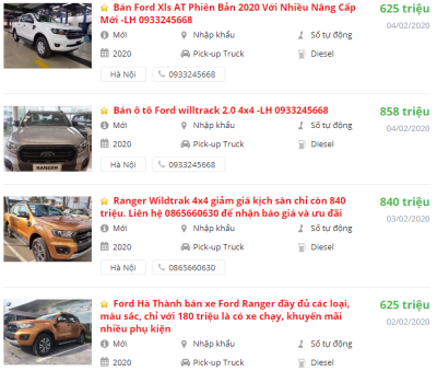 Khuyến mãi Ford Ranger Khuyến mãi Ford Ranger.