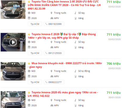 Toyota Innova 2020 có khuyến mại gì? Toyota Innova 2020 có khuyến mại gì.