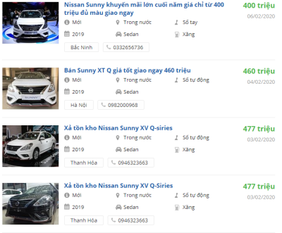 Nissan Sunny 2020 có khuyến mại gì Nissan Sunny 2020 có khuyến mại gì.