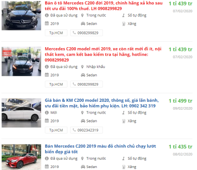 Mercedes-Benz C200 2020 được khuyến mại gì trong tháng 01/2020 không? 1 Mercedes-Benz C200 2020 được khuyến mại gì trong tháng 01/2020 không? a1