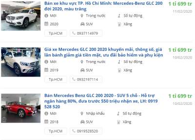 Mercedes GLC200 2019 có khuyến mại trong tháng 02/2020 1 Mercedes GLC200 2019 có khuyến mại trong tháng 02/2020 a1