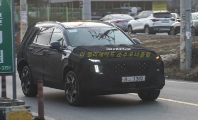Hyundai Santa Fe facelift lộ thiết kế mới, sắp chốt ngày ra quân Hyundai Santa Fe facelift lộ thiết kế mới, sắp chốt ngày ra quân