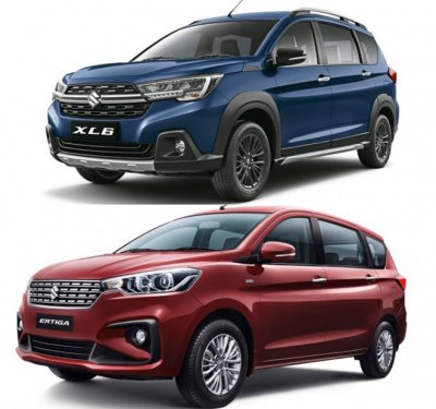 So sánh các tính năng của Suzuki XL7 và Ertiga mới.