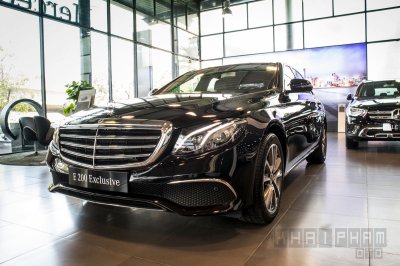 Cận cảnh xe Mercedes-Benz E 200 Exclusive 2020 đầu tiên tại Hà Nội