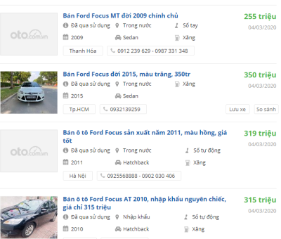 Ford Focus 2020 có khuyến mại gì Ford Focus 2020 có khuyến mại gì.
