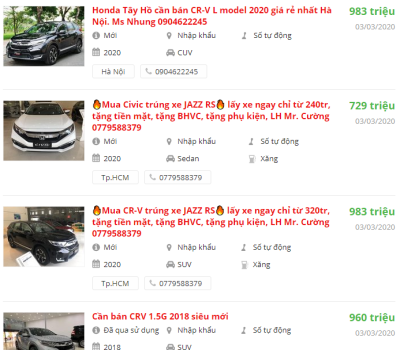 Honda CRV 2020 có khuyến mại gì Honda CRV 2020 có khuyến mại gì.
