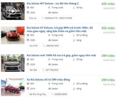 Giá xe Kia Soluto 2020 4 Giá xe Kia Soluto 2020 a4