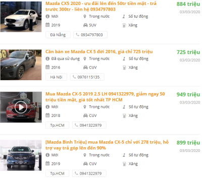 Mazda CX 5 2020 có khuyến mại gì Mazda CX 5 2020 có khuyến mại gì a22