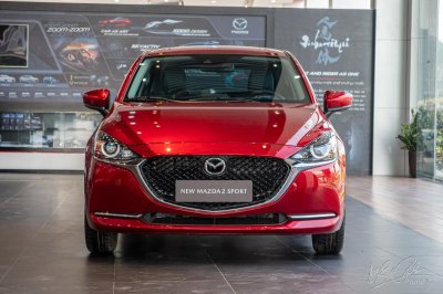 Ngoại hình của Mazda 2 2020 trông giống như phiên bản thu nhỏ của đàn anh Mazda 3.