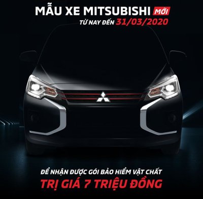 Mitsubishi Attrage 2020 chưa ra mắt hãng đã tung chương trình ưu đãi.