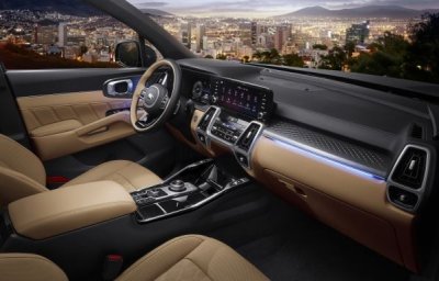 Kia Sorento 2021 tích hợp tính năng hiện đại.