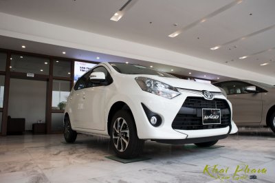 Ảnh chụp trước đầu xe Toyota Wigo 2020