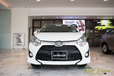 Ảnh chụp chính diện đầu xe Toyota Wigo 2020