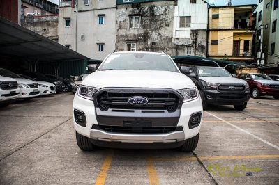 Ảnh chụp đầu xe Ford Ranger Wildtrak 2020 