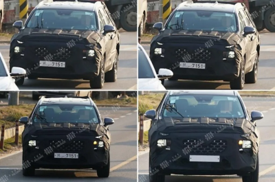 Lộ ảnh Hyundai Santa Fe 2021 Facelift chạy thử nghiệm Lộ ảnh Hyundai Santa Fe 2021 Facelift chạy thử nghiệm.
