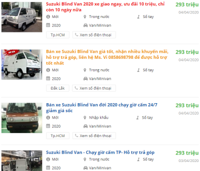 Giá xe Suzuki Blind Van 2020 tại đại lý 1 Giá xe Suzuki Blind Van 2020 tại đại lý a1