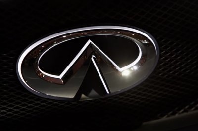 Logo xe ô tô Infiniti cách điệu bắt mắt.