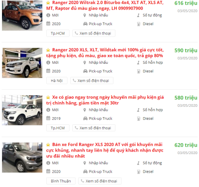Khuyến mãi Ford Ranger Khuyến mãi Ford Ranger.