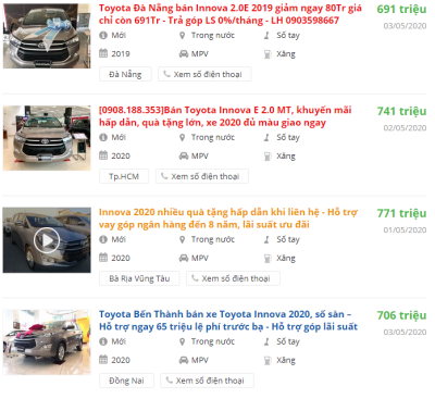 Toyota Innova 2020 có khuyến mại gì? Toyota Innova 2020 có khuyến mại gì.