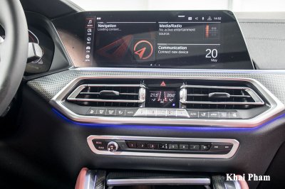 Ảnh màn hình giải trí xe BMW X6 2020