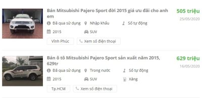 Giá bán Mitsubishi Pajero Sport 2015 Giá bán Mitsubishi Pajero Sport 2015.