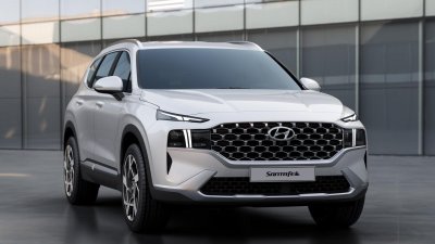 Hyundai Santa Fe 2021 facelift vẻ ngoài mới